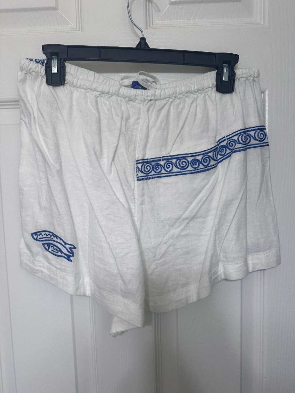 Madewell x Lisa Says Gah! Embroidered Drawstring Pull-On Shorts NWT S - Picture 5 of 11